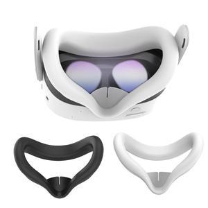 Meta Quest 2/Oculus 3S 케이스 교체 패드 실리콘 아이 커버 땀 방지 VR 안경 악세서리