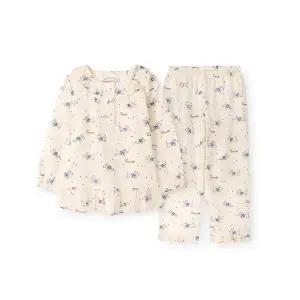 여아동 D102 까미유스케치 긴소매 파자마 세트 OR26SGGAD102