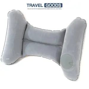 휴대용 허리 에어쿠션 차량용 기내용 여행용쿠션 공기주입쿠션 목쿠션