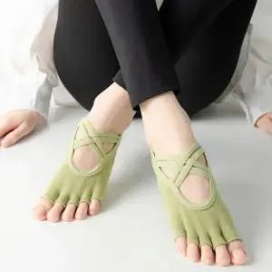 여성용 발가락 스트랩 오픈 요가양말 요가삭스 요가발가락양말 필라테스양말