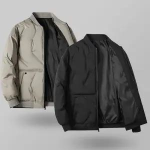 남성 항공 점퍼 블루종 집업 패딩자켓 잠바 간절기 야외 작업복 상의