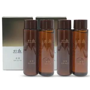 한율 송담 탄력 스킨 50ml 2개+에멀젼 50ml 2개 2종기초 여행용키트