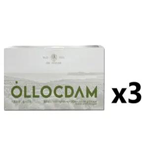 올록담 올리브3 1500mg 24포 3박스 올리브오일 올리브유 캡슐 EVOO 지중해