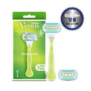 [질레트]질레트 비너스 엑스트라 스무스 면도기 핸들 1입+면도날 2입