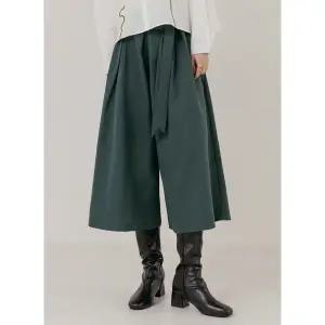 [막스까르띠지오]핏 예쁜 벨티트 와이드 큐롯 팬츠_P416179291