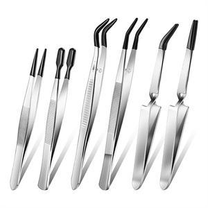 공예용 고무 핀셋 6개 세트 비즈 장신구 스탬프용