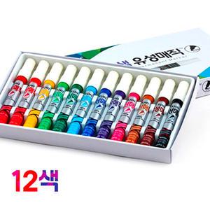 자바펜 유성매직 12색 세트 매직