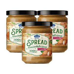 폰타나 스프레드 아몬드&피넛 290g, 3개