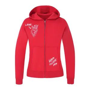 까스텔바작 본사 여성 자수 포인트 지퍼 후드 가디건_BGCFSJ504RE_ 1091020