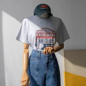 (안나앤모드) (피너츠정품) melting 스누피 티셔츠[티셔츠DRA65]