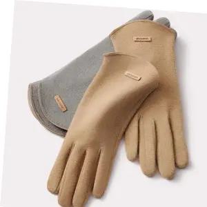 운전장갑 여성 정장장갑 스마트터치 벨벳 손가락 구멍 핑거홀