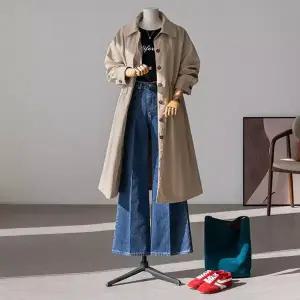 (안나앤플러스) A. 세빈 스트링 트렌치 코트[코트D1203R02] 빅사이즈