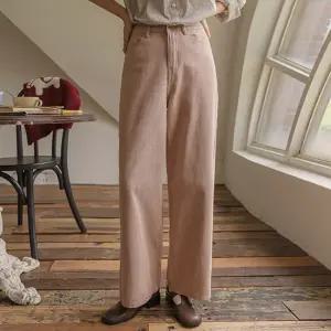 뮤트컬러 히든밴딩 와이드팬츠(숏/롱)