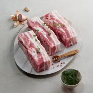 한돈 냉장 돼지고기 삼겹살 오겹살 구이용 수육용 숯불용 500g