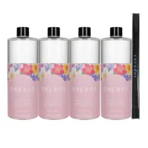 코코도르 디퓨저 대용량 실내방향제 리필액 500ml 4개 양재동꽃시장
