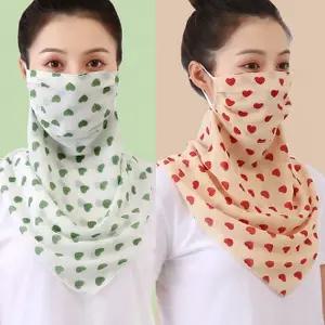 망사 쉬폰 마스크 2개입 햇빛 골프 등산 차단 스카프 여름 라이딩