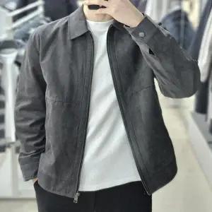 지오지아 간절기 스웨이드 트러거 자켓_A AAG2JJ1101