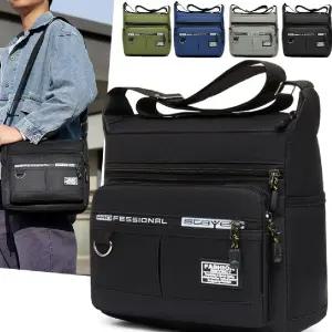 남자 멀티 숄더백 보조가방 여행용 크로스백 캔버스백