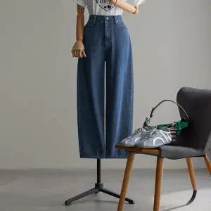 (안나앤플러스) A. 에빈 트윌 배기 밴딩 데님[데님D0328N01] 빅사이즈