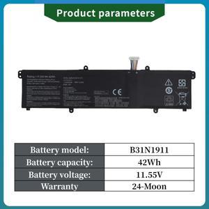 호환 에이수스VivoBook/Flip 14 TP470EA/TM420IA 시리즈용 FRLAN B31N1911/C31N1911 배터리 2년 보증
