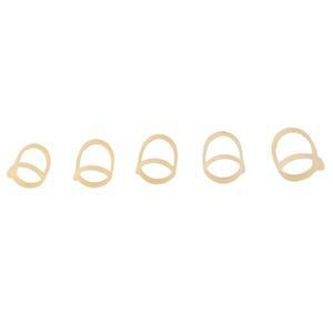 인하 5 PCS 트리거 핑거 부목 관절염 지원 및 보호 손가락 교정 말렛 브레이스