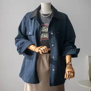 (안나앤모드) soli 배색 워크 자켓[자켓EDB13]