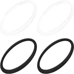 XJKLBYQ 파텔라 밴드 2쌍 실리콘 힘줄 지지 스트랩 탄성 고무 무릎 미끄럼 방지 재사용 가능한 농구 축구