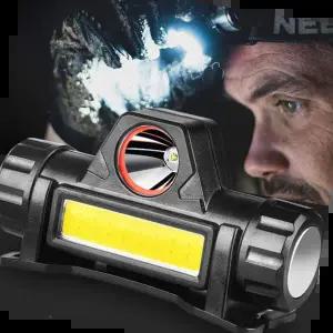 모션동작 GDM 충전식 LED 헤드 랜턴 COB 2모드