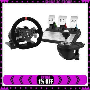 Pxn V10 스티어링 휠 게임 컨트롤러 유선 포스 900 회전 PS3/PS4/스위치/Xbox 남성 선워터 맞춤형