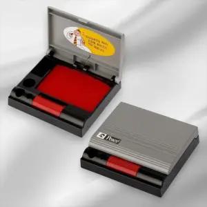 평화 인주 도장 스탬프 부동산 인주 케이스 원터치 도장밥 인주함 은행 관공서