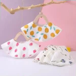 어린이집답례품 누빔 거즈 신생아 360도 롤링 이유식 침 턱받이 20종