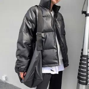 남자 OS481974 직장인 점퍼 반목 캐주얼 겨울 하프 패딩 코디