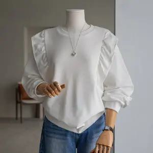 (안나앤플러스) 데이티 프릴 맨투맨[티셔츠EDG33] 빅사이즈