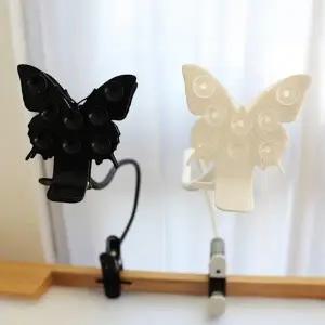 흡착 자바라 듀얼 스마트폰 거치대 360도 회전 헤드 미끄럼방지 듀얼집게 휴대폰거치대