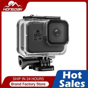 GoPro Hero 8 블랙 방수 케이스 하우징 다이빙 보호 커버 60M 액세서리 필터 포함