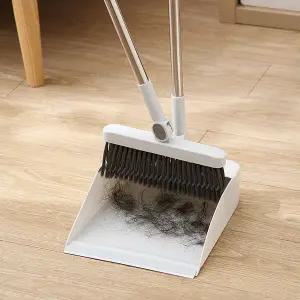 스탠딩 빗자루 간편 접이식 머리카락 빗자루 쓰레받이 먼지 제거 실내 다용도 가정용 용품 생활