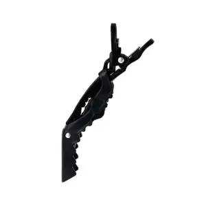 [HY3] 악어 미용핀 집게핀 블랙