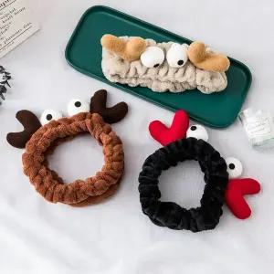 폼폼 꽃게 세안밴드 헤어밴드 세수 머리띠 세면 망