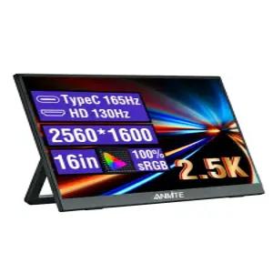 노트북 보조 모니터 멀티 듀얼 포터블 휴대용 트리플 확장 서브 화면 컴퓨터 피벗 사무용