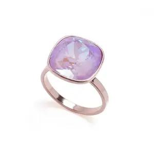 rs3434 12mm 라벤더 딜라이트 쿠션컷 오스트리아크리스탈 로즈골드 반지