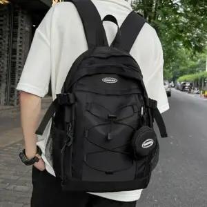 여행용 캐주얼 백팩 직장인용 가방 블랙 여성용 대학생 배낭 고등학생용 고등학생가방