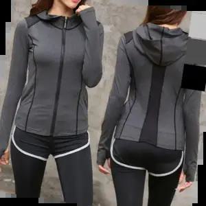 레시가드 여자집업후드레쉬가드요가복 KJN-C34