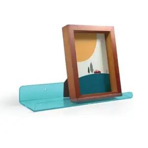 [생활] 아크릴 무타공 선반 투명블루 800x100mm_S801A_037