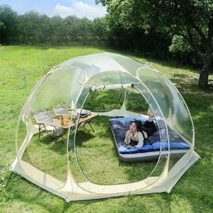 투명 돔형 비닐하우스 텐트 감성 온실 이글루 카페 테라스용 투명 쉘터