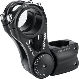 쿠투 자전거 스템 28.6mm 31.8mm 핸들바 익스텐더 알루미늄 육각형 홀 디자인 85도 조절 가능한 라이저