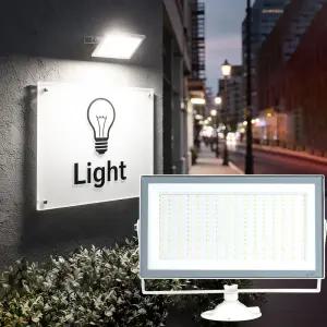 LED 투광등 간판 사각 조명 가로등 야외 공장등 보안등 창고 방수 전기 100W