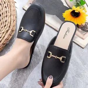 여자 784FRU89 30대 클래식 대학생 체인 20대 직장인 블러퍼 뮬