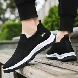 슬립온 남성 밴딩니트 메쉬소재 운동화 워킹화 런닝화 남성운동화 남성스니커즈