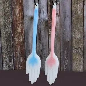 안마기 실리콘 수동 안마봉 어깨 등 목 지압 손바닥 모양 전신 셀프 마사지기