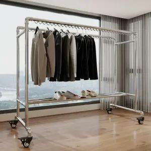 이불 건조대 대형 기숙사 접이식 바퀴달린 빨래 올스텐